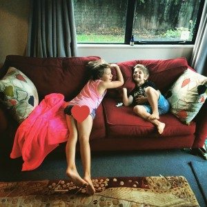 Couch and kids