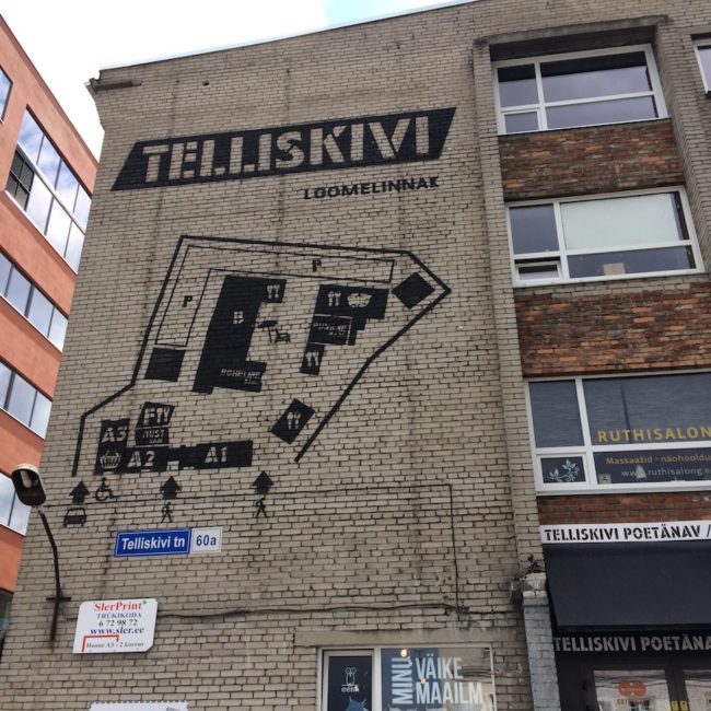 You're in Telleskivi now, what a cool neighborhood