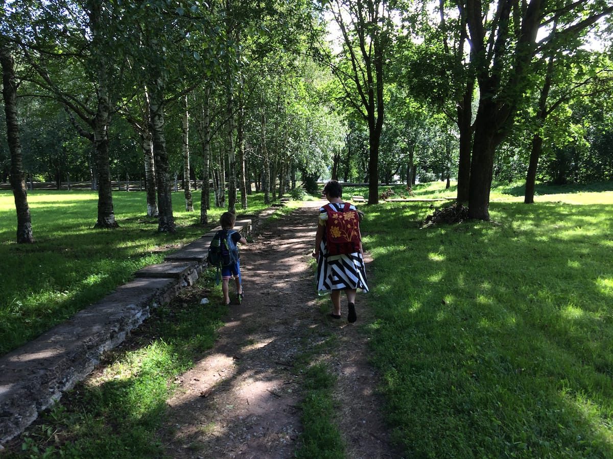 On the Narva path to the river