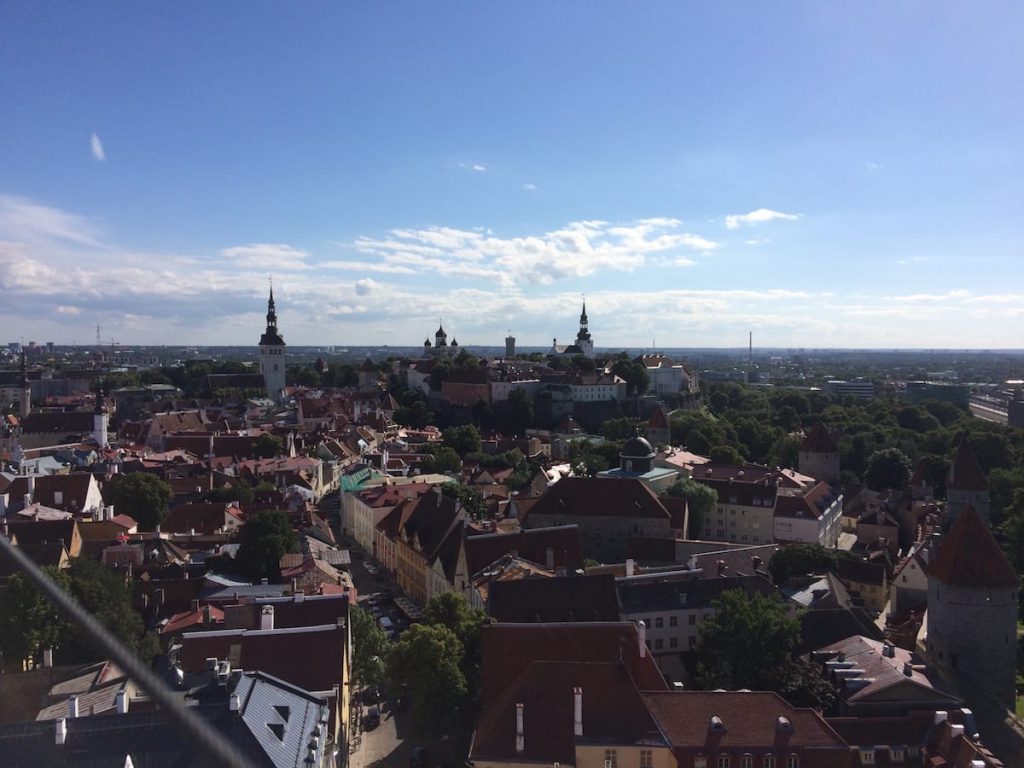 A view of Old town from the church