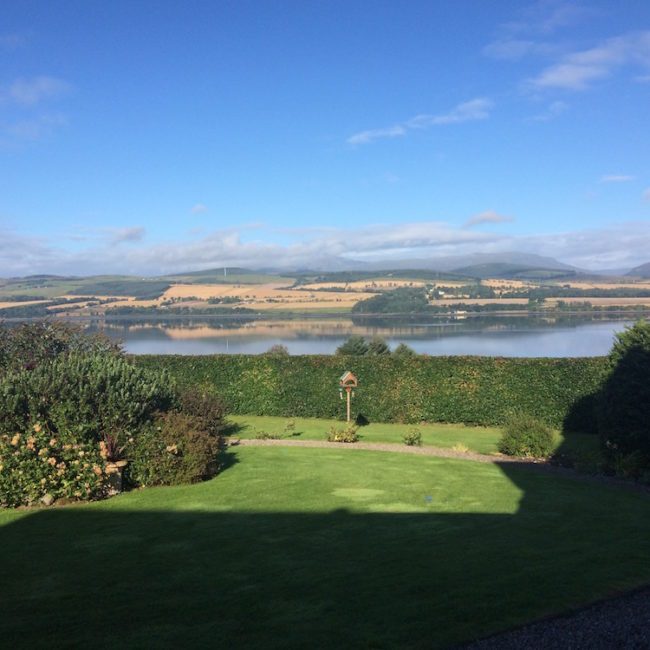 The view from our Scotland housesit