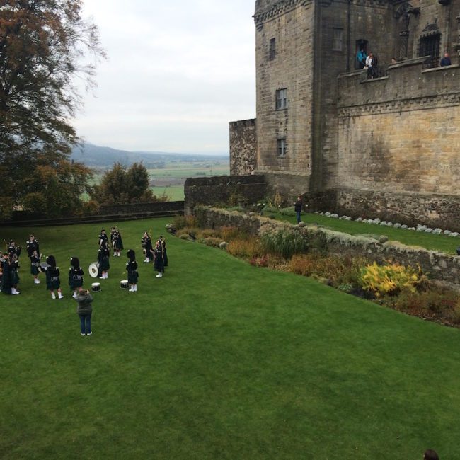 Bagpipers at Stirling Castle - perfect