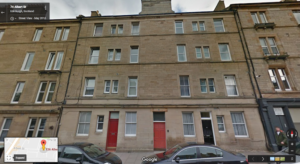 Our apartment on Albert Street in Edinburgh