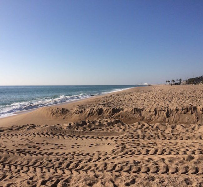 The beach at Canet de Mar