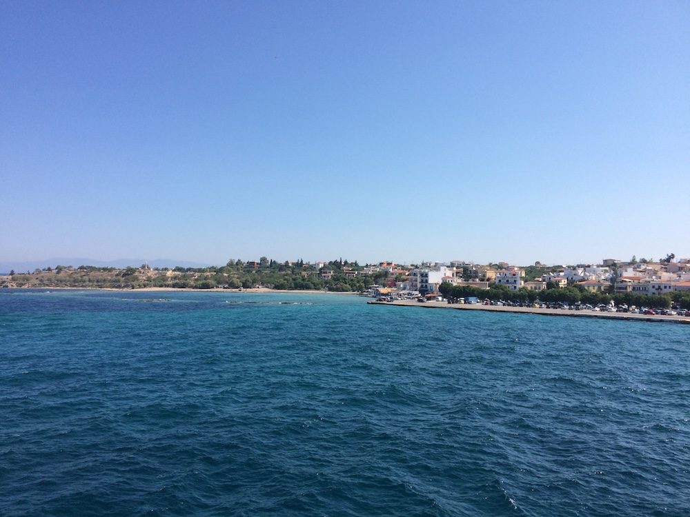 Aegina on the way to Agistri