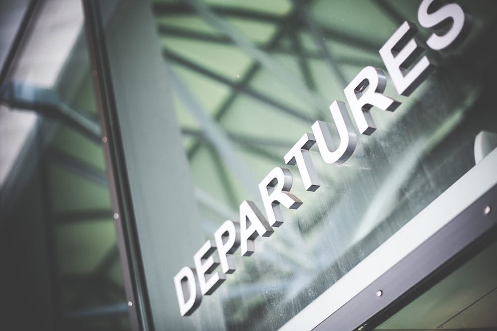 One of our favourite sights, departing for a new place
