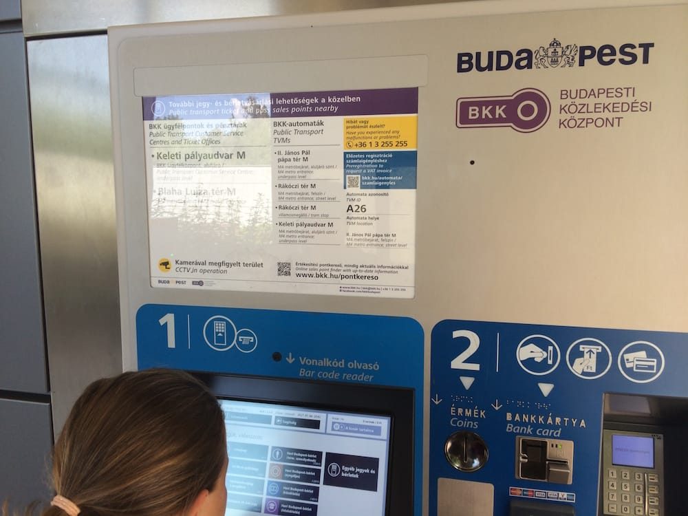 Budapest's train system is efficient, friendly, and you can buy a ticket at almost any stop
