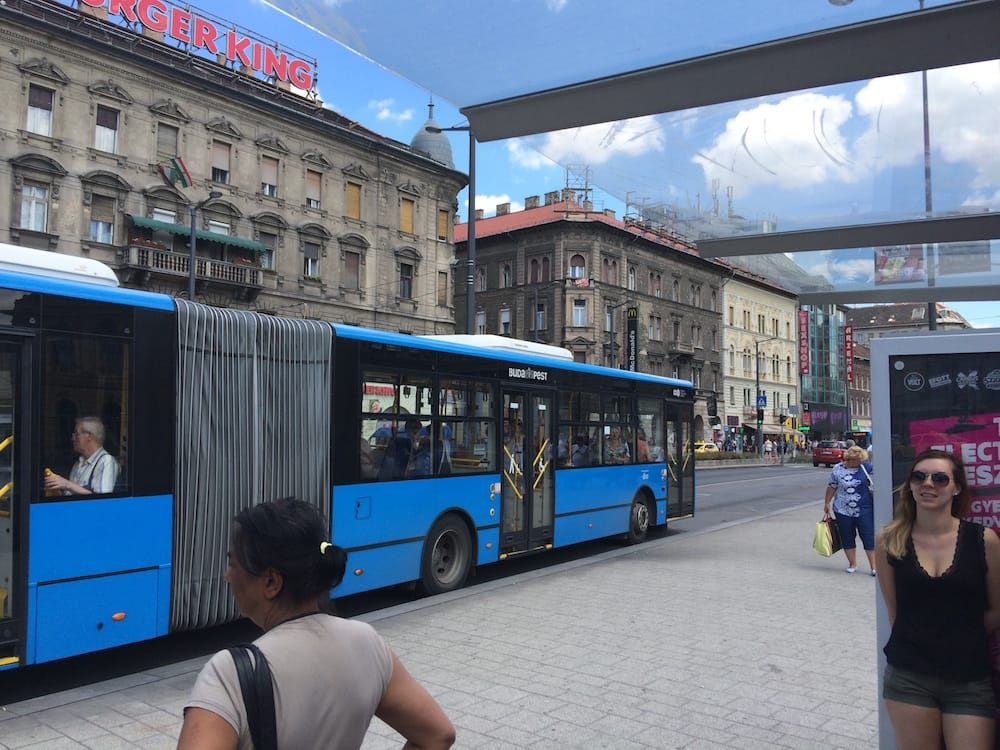 We are amazed by the transport system in Budapest; it's fast moving, efficient and on time