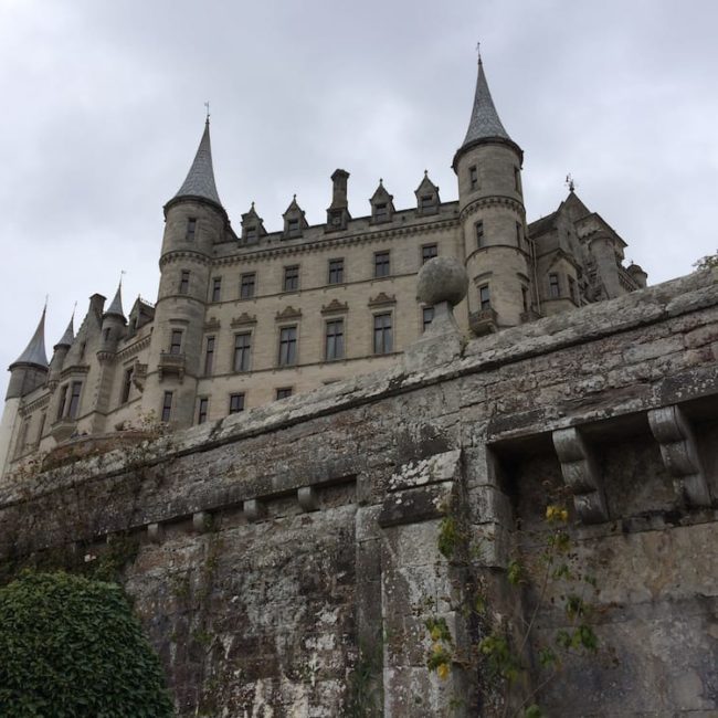 Dunrobin Castle from the garden below