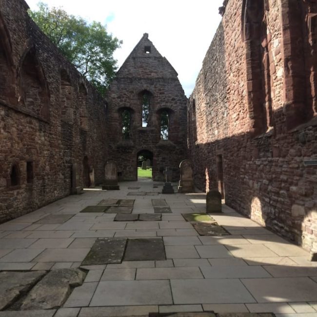 The priory church at Beauly, inside view