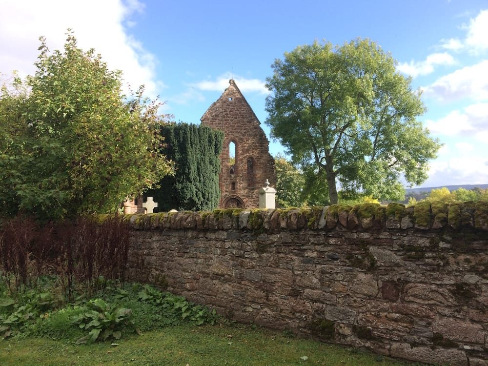 The priory church at Beauly, the outter wall