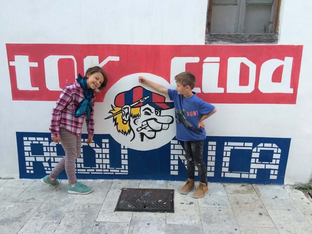 Hajduk Split, about Croatian football and more street art