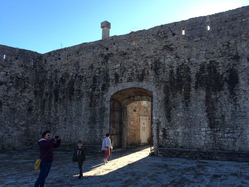 The main gate at Budva Old Town, Stari Grad
