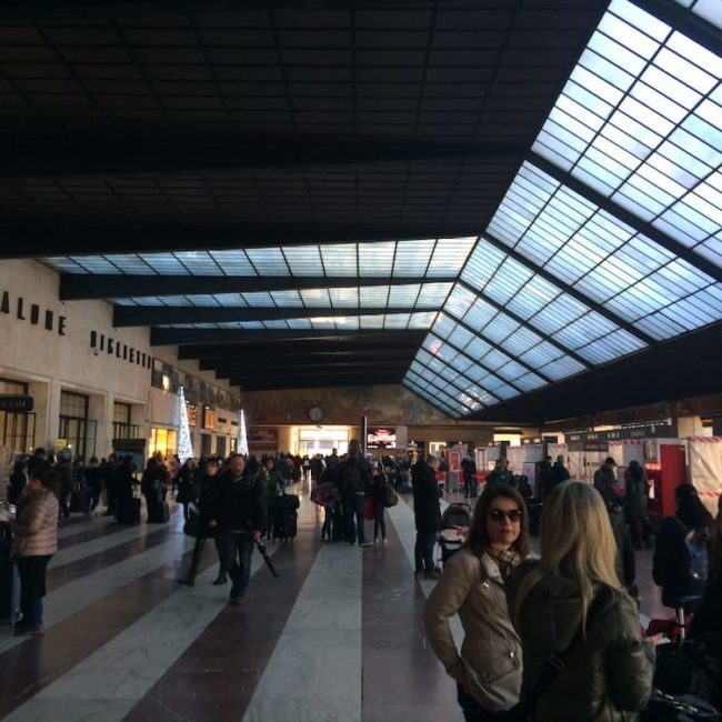 The train station in Florence