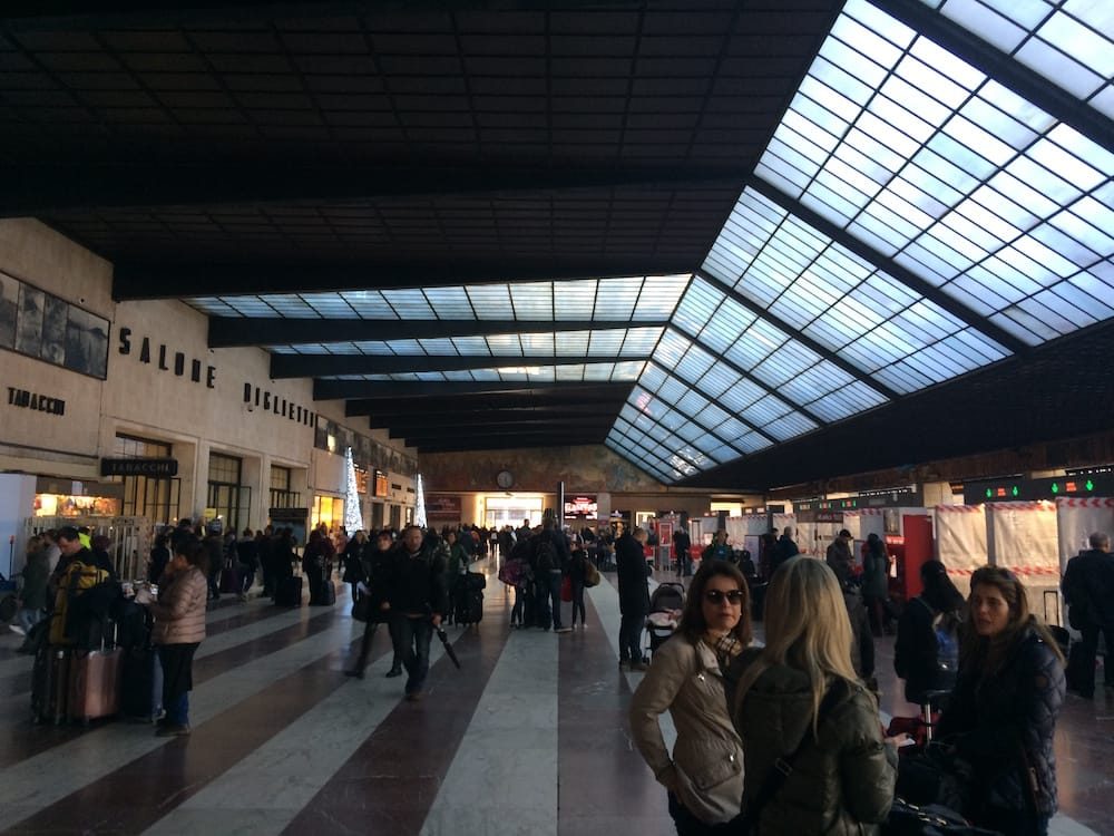 Florence's Santa Maria Novella train station looks pretty photogenic! We bought tickets to Bologna for the next day