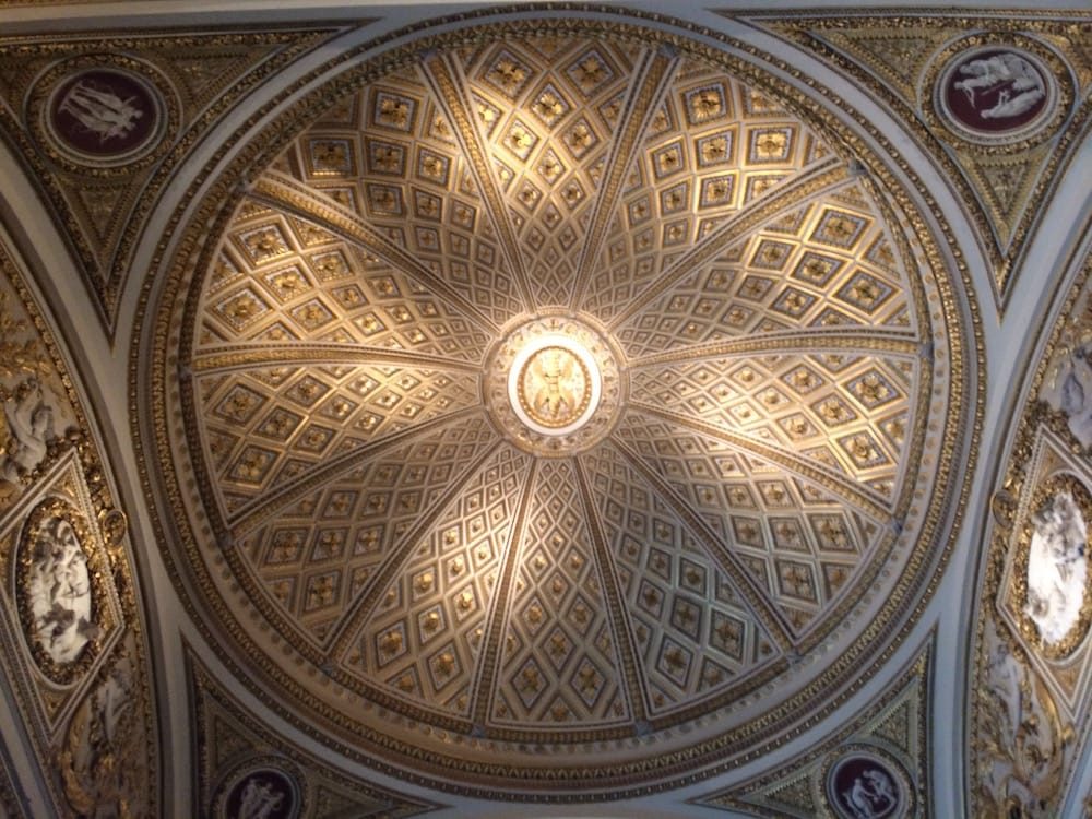 A stellar ceiling in the Uffizi