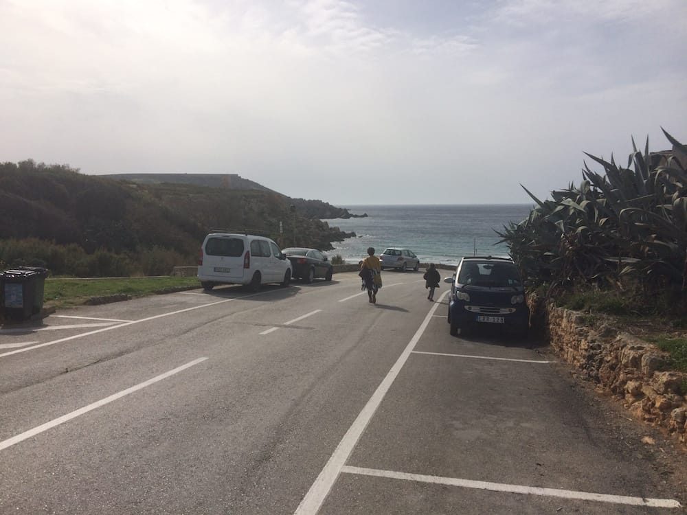 We drove to Golden Bay on our first full day on Malta