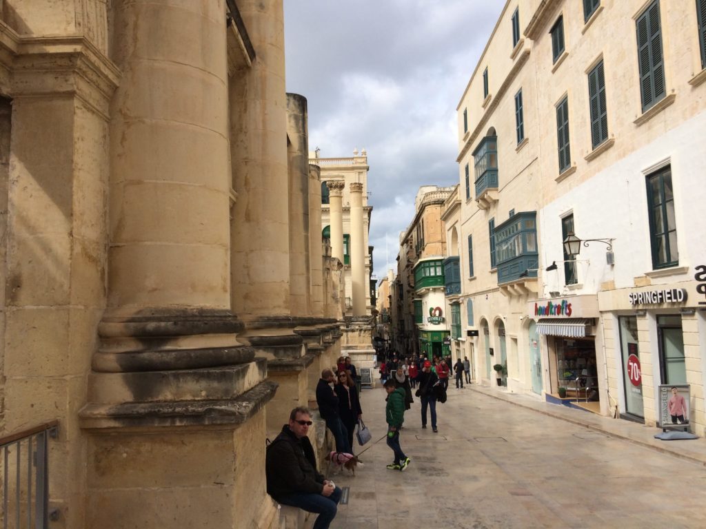 The alley on the northern side of the Opera House